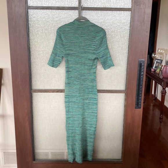 DEREK LAM 10 CROSBY Cianna Rib-Knit Space-Dyed Dress Size XL - Picture 11 of 12